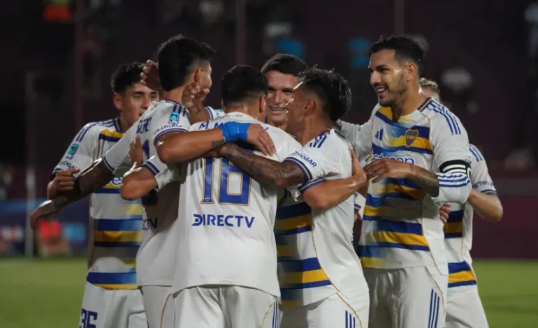  Boca dio vuelta la página y goleó a Lanús en La Fortaleza con tantos de Ascacibar y Merentiel